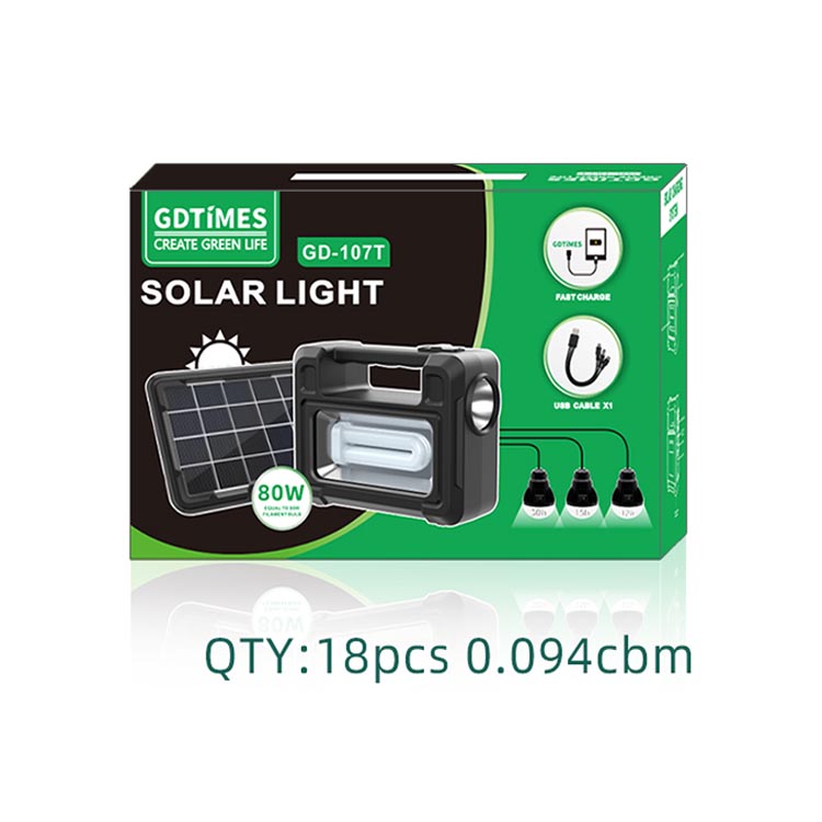 Kit solar recargable x 3