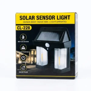 Lámpara solar con sensor