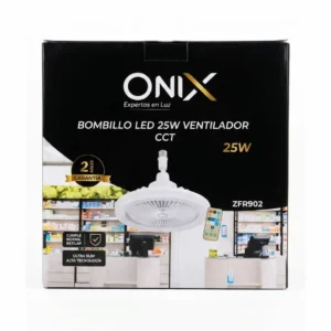 Lámpara ventilador techo LED ONIX