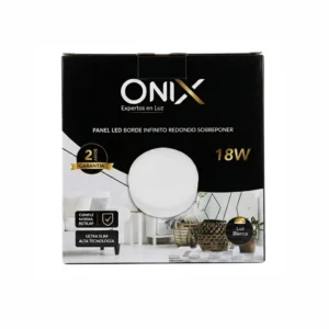 Panel LED borde infinito sobreponer 18W - Onix