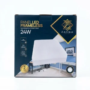 Panel LED frameless 24W - Zafiro