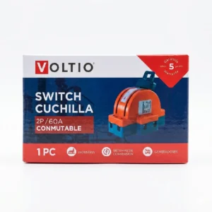 Switch cuchilla 2P 60A conmutable - Voltio